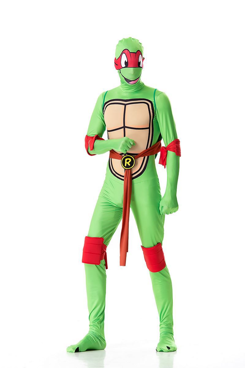 忍者神龟成人服装 cosplay角色扮演服 动漫游戏电影表演服 四色