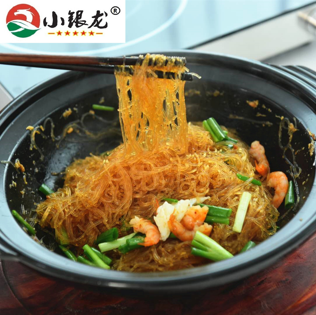 小银龙干捞粉丝厂家直销散装5kg*厨师喜欢的鳝段粉丝方便好吃