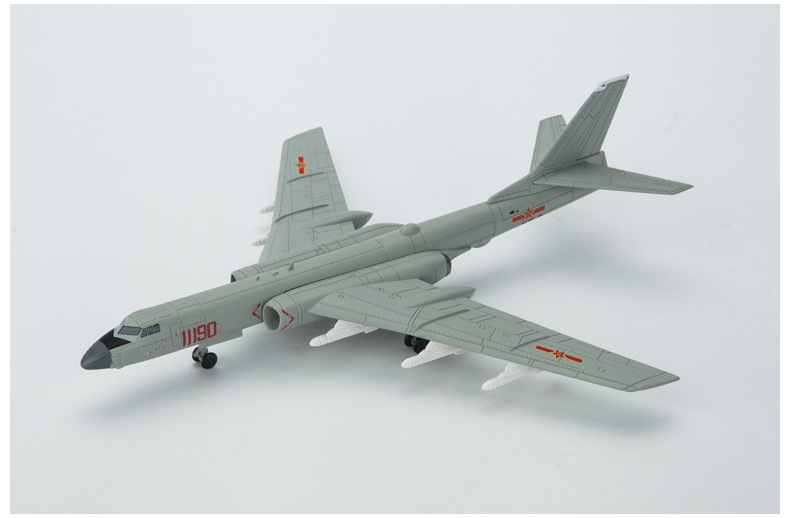 1:144 h6k 轰6k轰炸机飞机模型静态仿真合金军迷摆件