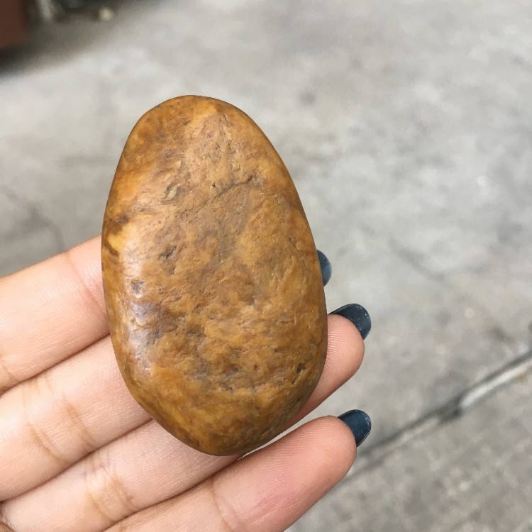 天然新疆和田玉 黄沁 黄皮石包玉 随形 籽料 原石牌子 玉器挂件