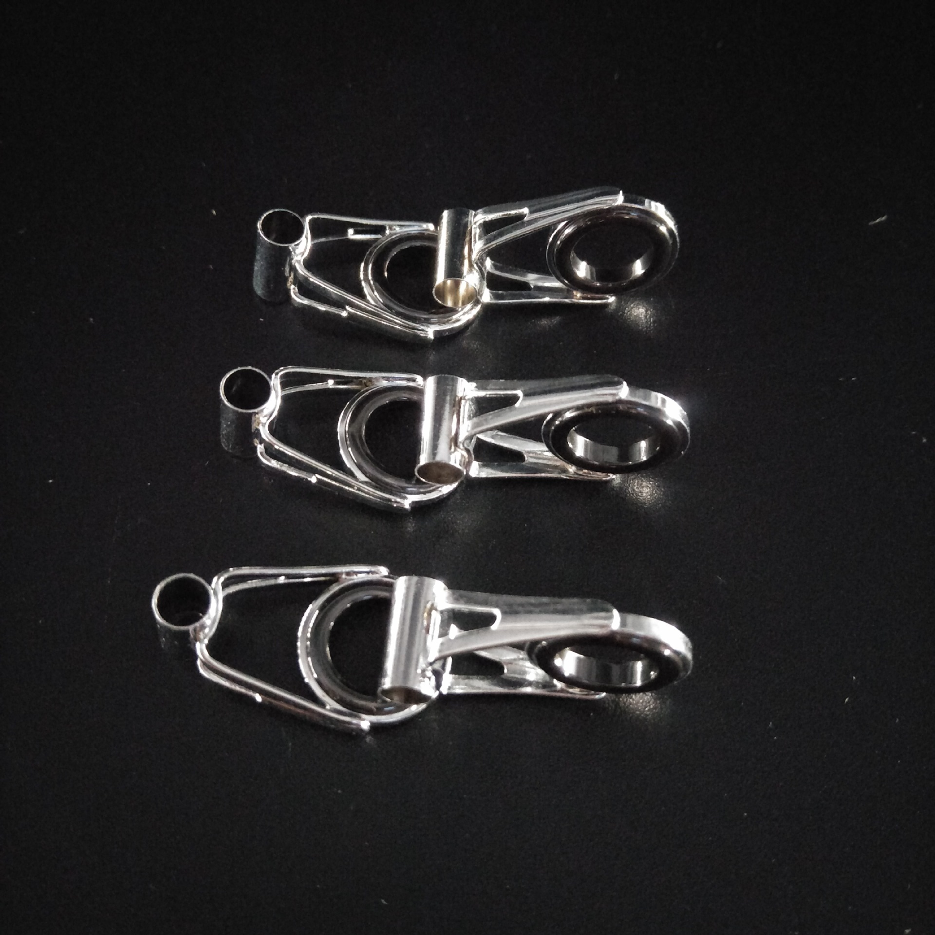 渔具配件不锈钢海竿mv导环导线环抛竿导眼海杆陶瓷过线环3.5mm