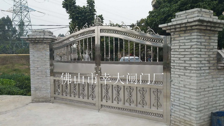 304不锈钢花园农村自建房入户大门小区大门别墅大门庭院门