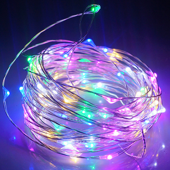 大量彩色现货150灯led迷你铜线灯裸灯串波波球灯串工艺品装饰灯