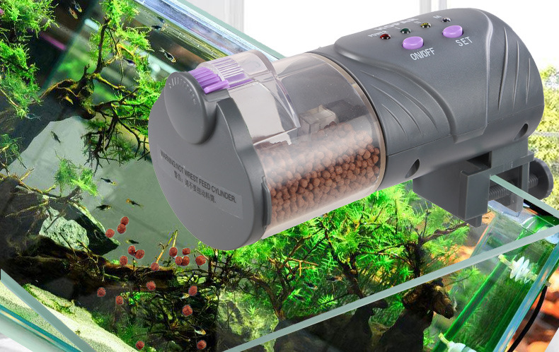自动喂食器 鱼缸金鱼锦鲤 自动投食器水族箱智能定时 自动喂鱼器