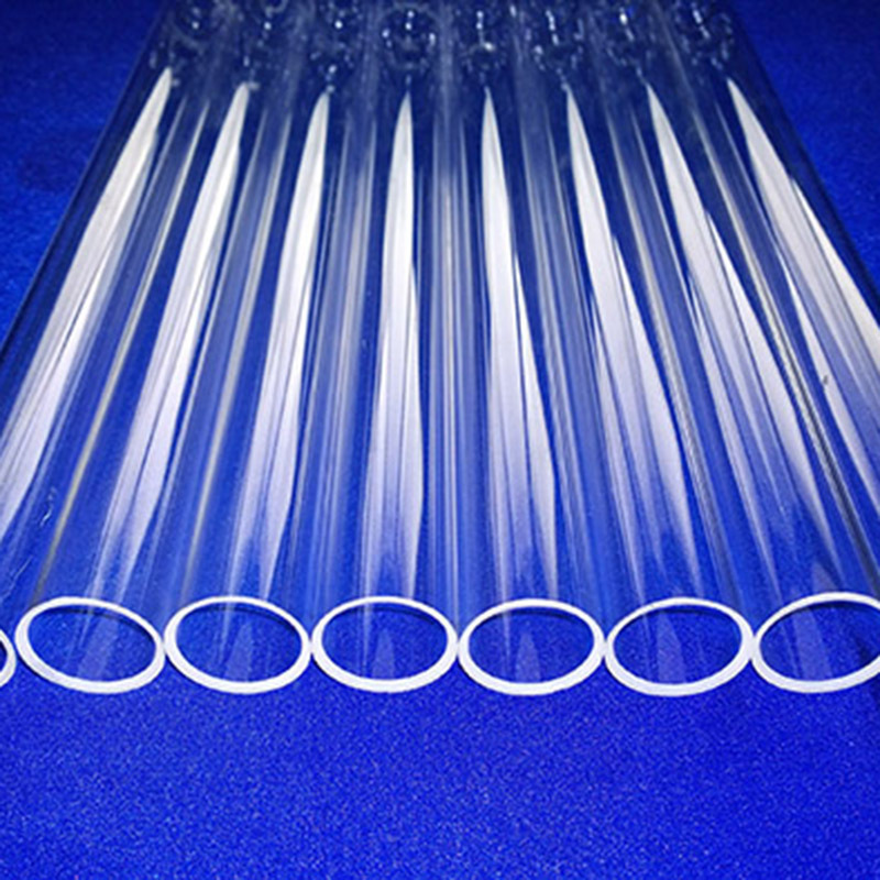 厂家供应石英管厚壁耐高温锅炉石英管 耐高压液位玻璃圆形管