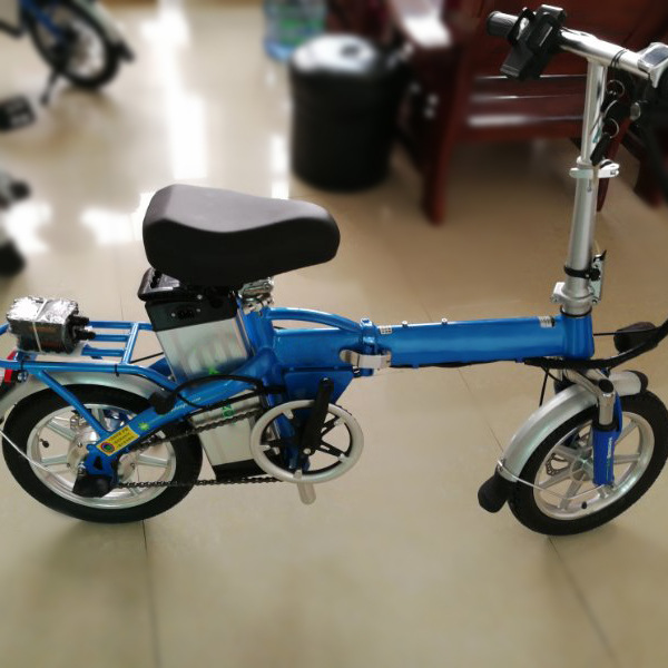 14寸便携折叠车锂电折叠车 电动铝合金48v代步车小型折叠车自行车