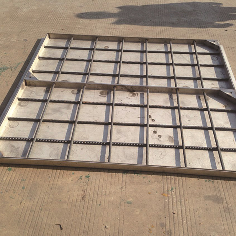 佛山厂家批发304隐形不锈钢方形沙井盖下沉式雨水检查窖井盖定制