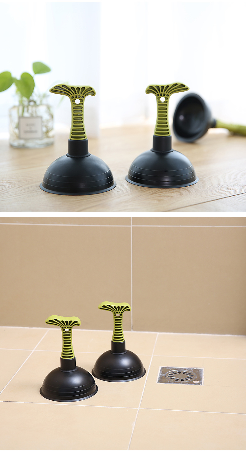 fasola厨房水槽管道皮吸子疏通器 通下水道工具毛发堵塞清理皮搋