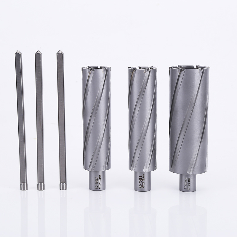 厂家供应套料钻硬质合金钢板钻刃径31-35mm空心钻头 取芯钻头