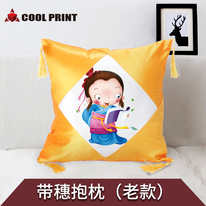 Thermal Transfer Printing Blank Pillow Creative Personality DIY Bedside Living Room Sofa Cushion Fashion Pillowcase with Ear Wholesale