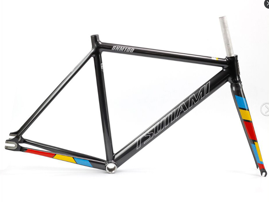 新款2017 tsunami 海啸死 竞速 拓荒者铝合金车架场地 自行车车架