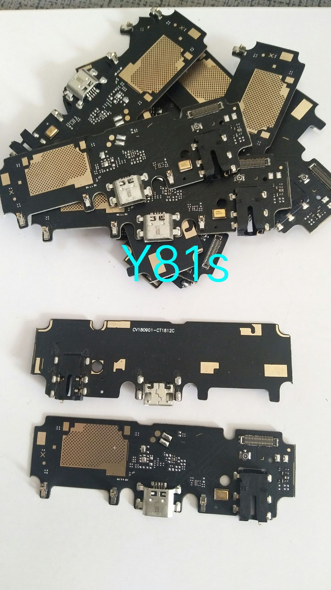 适用步步高vivo y81s尾插小板充电usb接口送话器总成小板-阿里巴巴