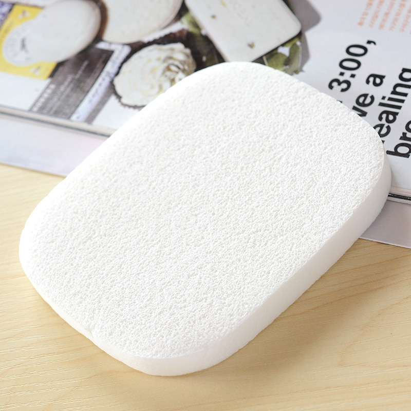 6097 Yizhilian Milk Fiber Facial Cleaning Puff Milk Essence Exfoliating Sponge Facial Puff Beauty Wholesale