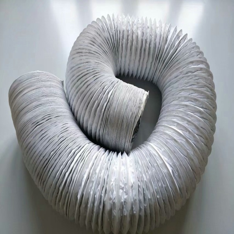 商场空调通风铝箔pvc软管 新风伸缩铝箔软管 加厚排气铝箔软管