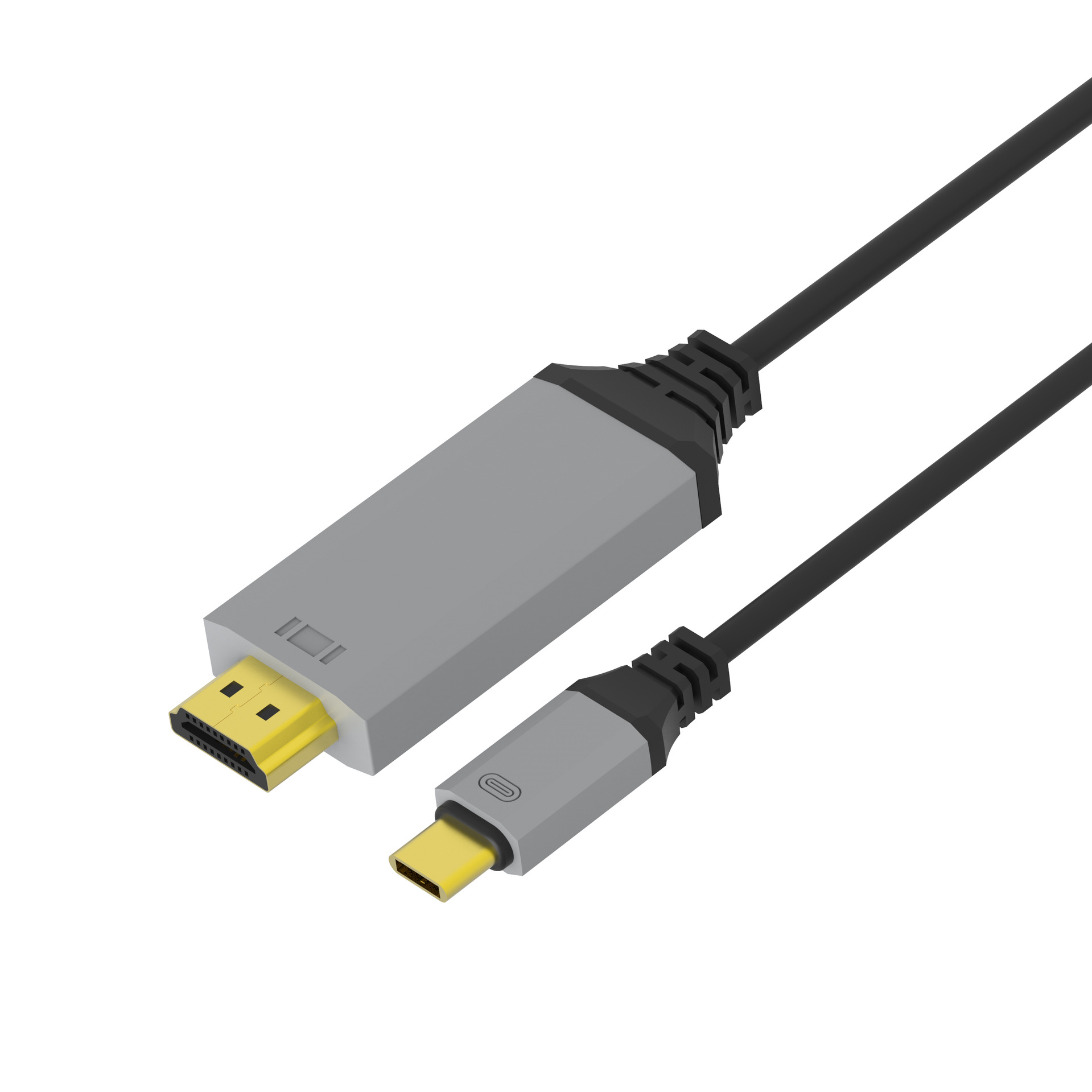 type-c转hdmi同屏线 usb-c to hdmi视频转换线 4k 60hz