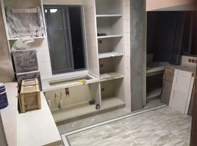 特色工艺丨厨房砖砌橱柜效果图,便宜又好用,厨房里的煮妇笑了