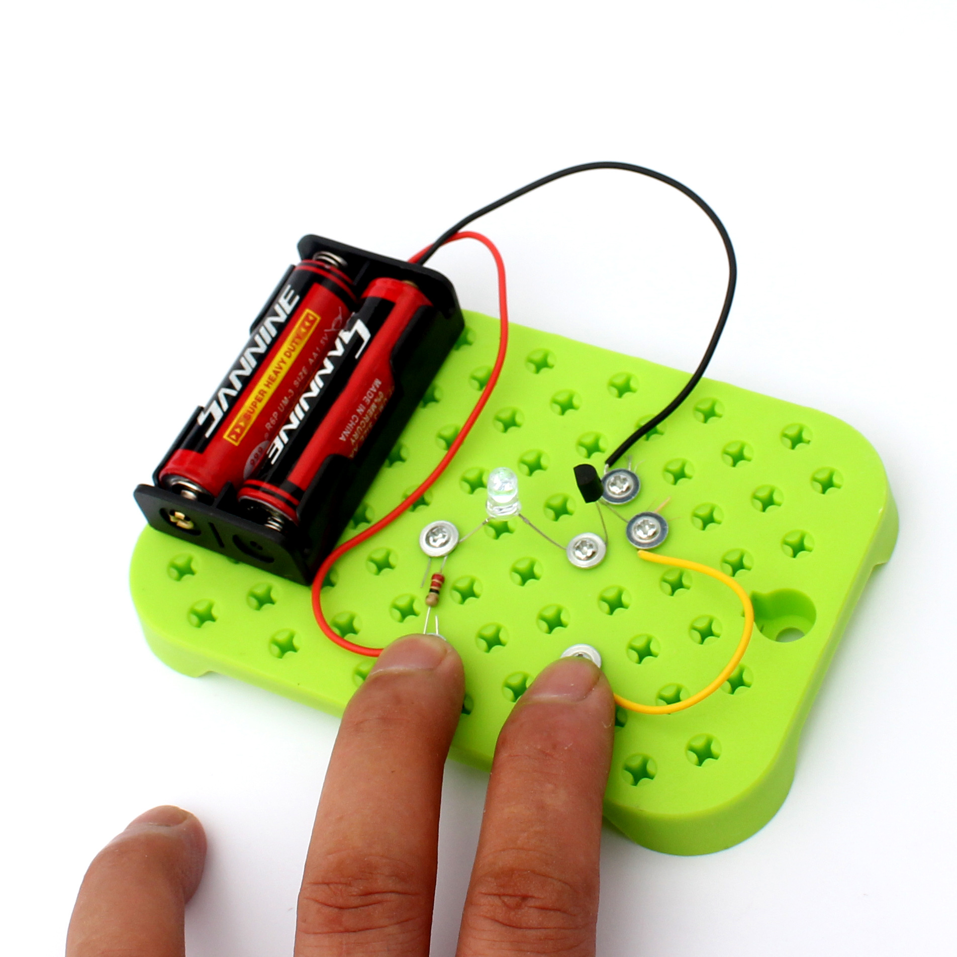 中小学生科普小制作diy人体导电玩具科学实验器材材料包厂家批发