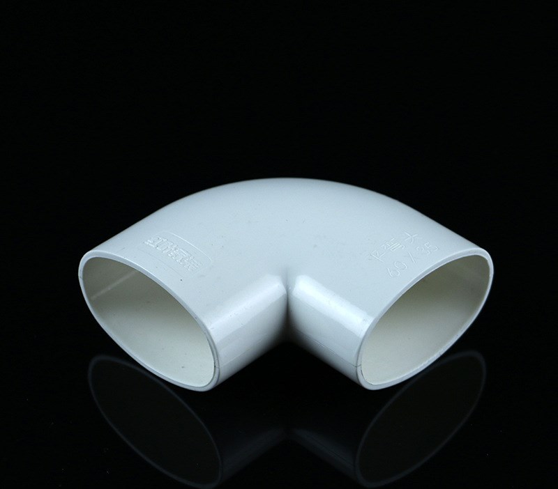 pvc排水管件扁型排水管件 阳台卫生间移位排水50扁管件扁平弯头