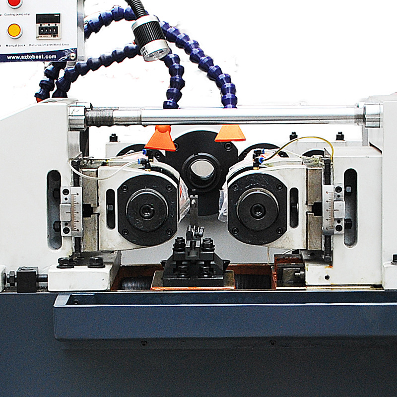 二轴液压刚性好大型大顿位丝杆专用滚丝机小跳动直线度高滚花机