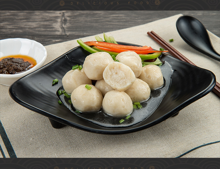 【多泰食品】广东 速冻鱼丸冷冻 手打潮州鱼丸 白丸 特产 厂家