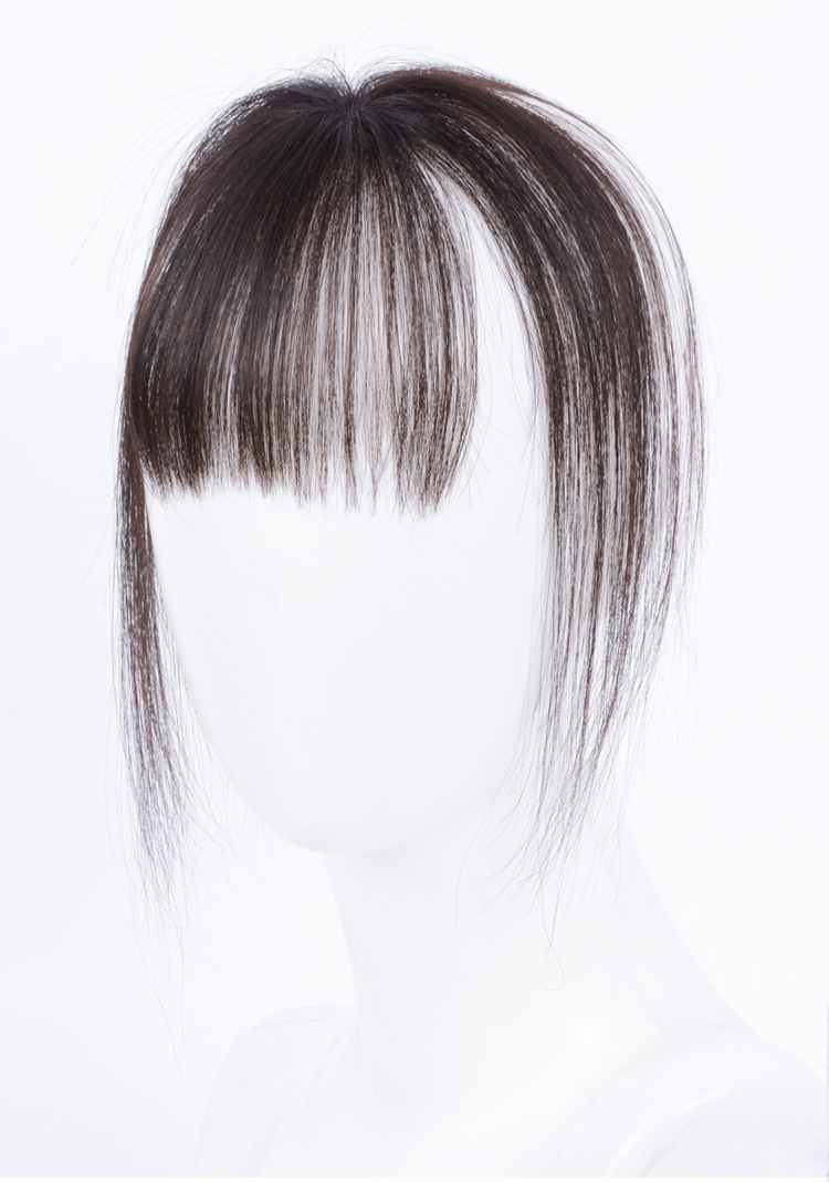 3d空气刘海假发女士手织真发自然舒适轻薄隐形无痕许昌雅丽丝直供