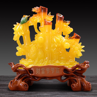 财富节节高富贵竹招财摆件家居客厅酒柜摆饰婚庆开业乔迁商务礼品