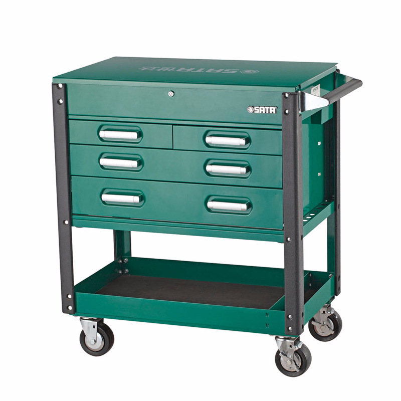 sata/世达储存工具 超霸四抽屉工具车零件工具柜维修汽保95119