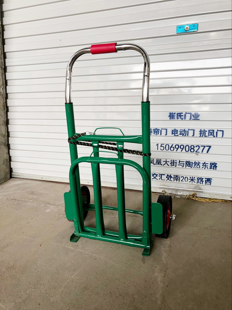 厂家直销 折叠便携伸缩胶轮行李车 大号拉杆拉货手推行李车