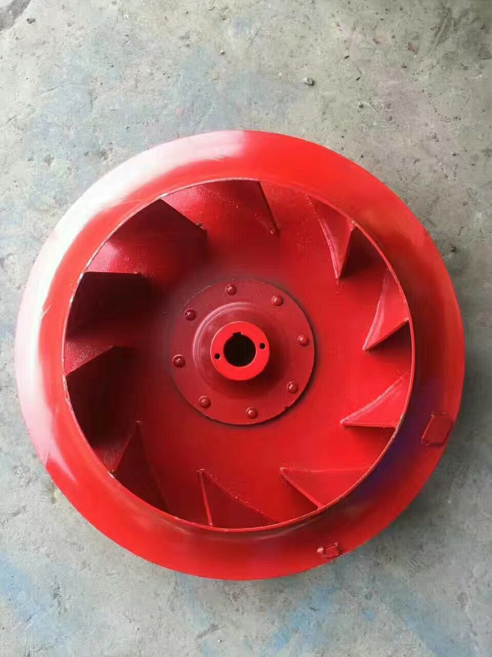 47310468锅炉排烟循环耐磨不锈钢高温风机用不锈钢叶轮叶轮