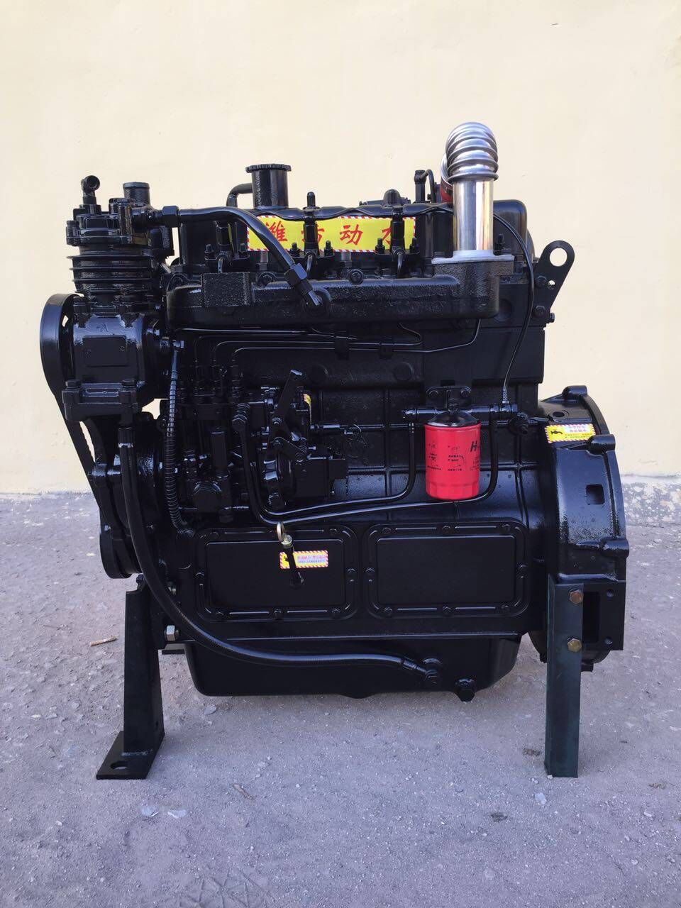 海东zh4102zg四缸柴油机 标配潍柴50千瓦旋挖机抓草机专用发动机