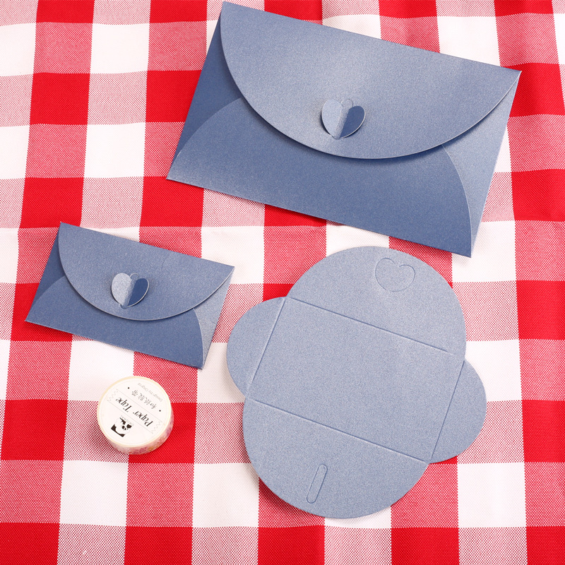 1万个彩色信封会员卡片婚礼包装纸袋创意牛皮纸空白迷你小信