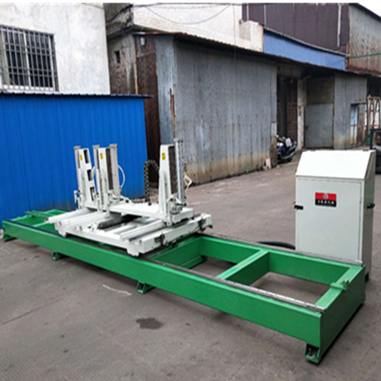 大型全自动带锯机跑车重型木工开料机电动跑车木工带锯原木数控锯