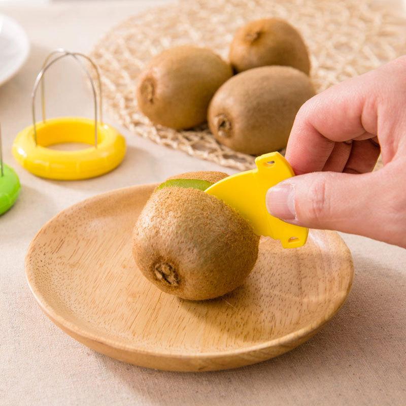 奇异果切块器 猕猴桃切 猕猴桃去皮器 abs料不锈钢猕猴桃切