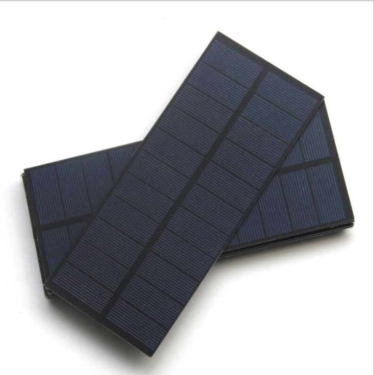 多晶太阳能板55v太阳能移动充电宝2w太阳能板磨砂