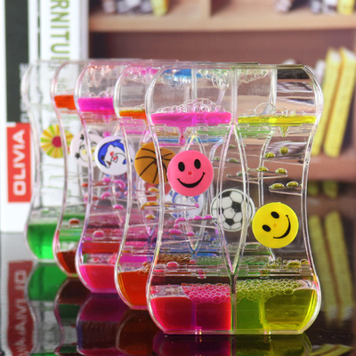 双轮油滴 时尚透明油滴礼物摆件 学生办公桌面装饰 减压水晶工艺