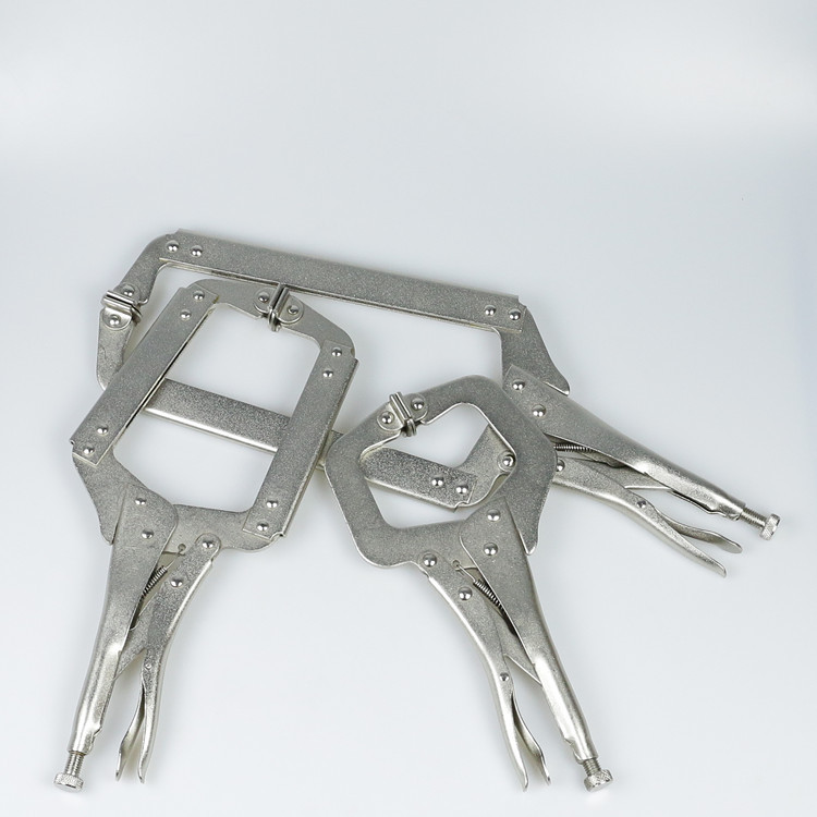 临沂厂家11寸 14 18寸活动头方口夹持焊接固定钳c型快速大力钳