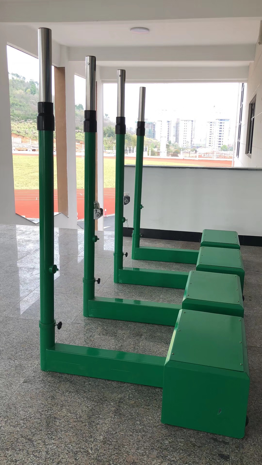 厂家直销体育器材 移动式排球柱 标准比赛用排球架 结实配粗 涡轮