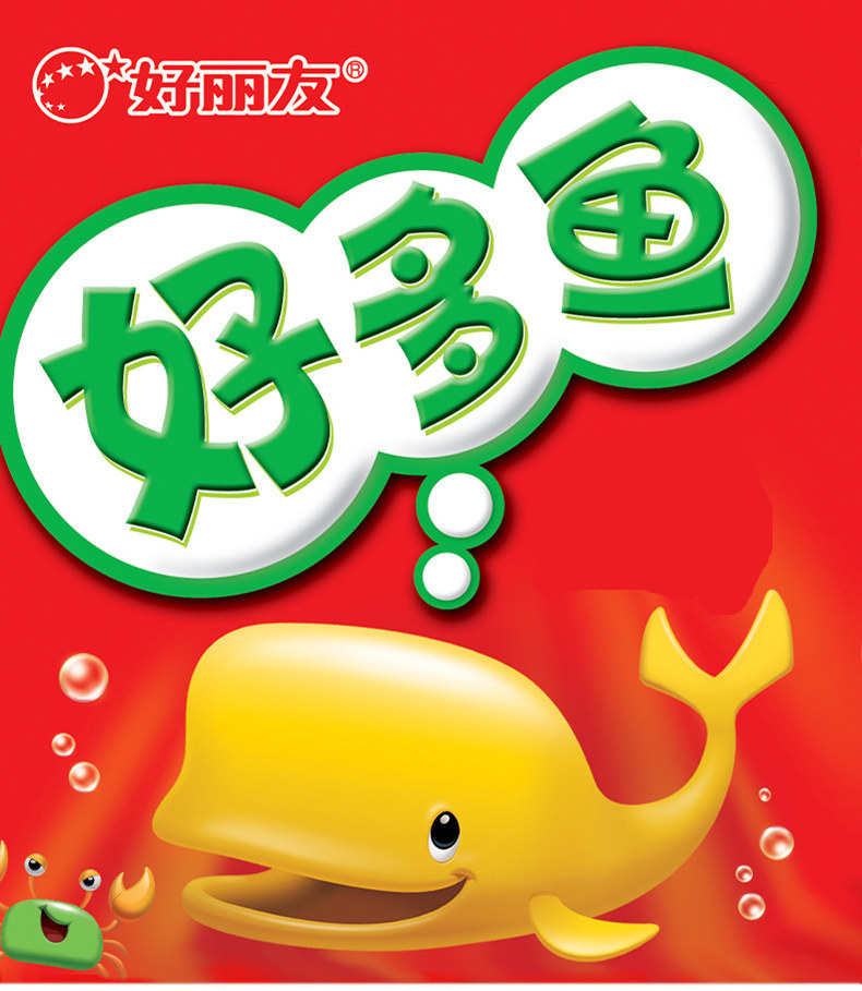 好丽友好多鱼33g 膨化休闲食品非油炸饼干零食小吃
