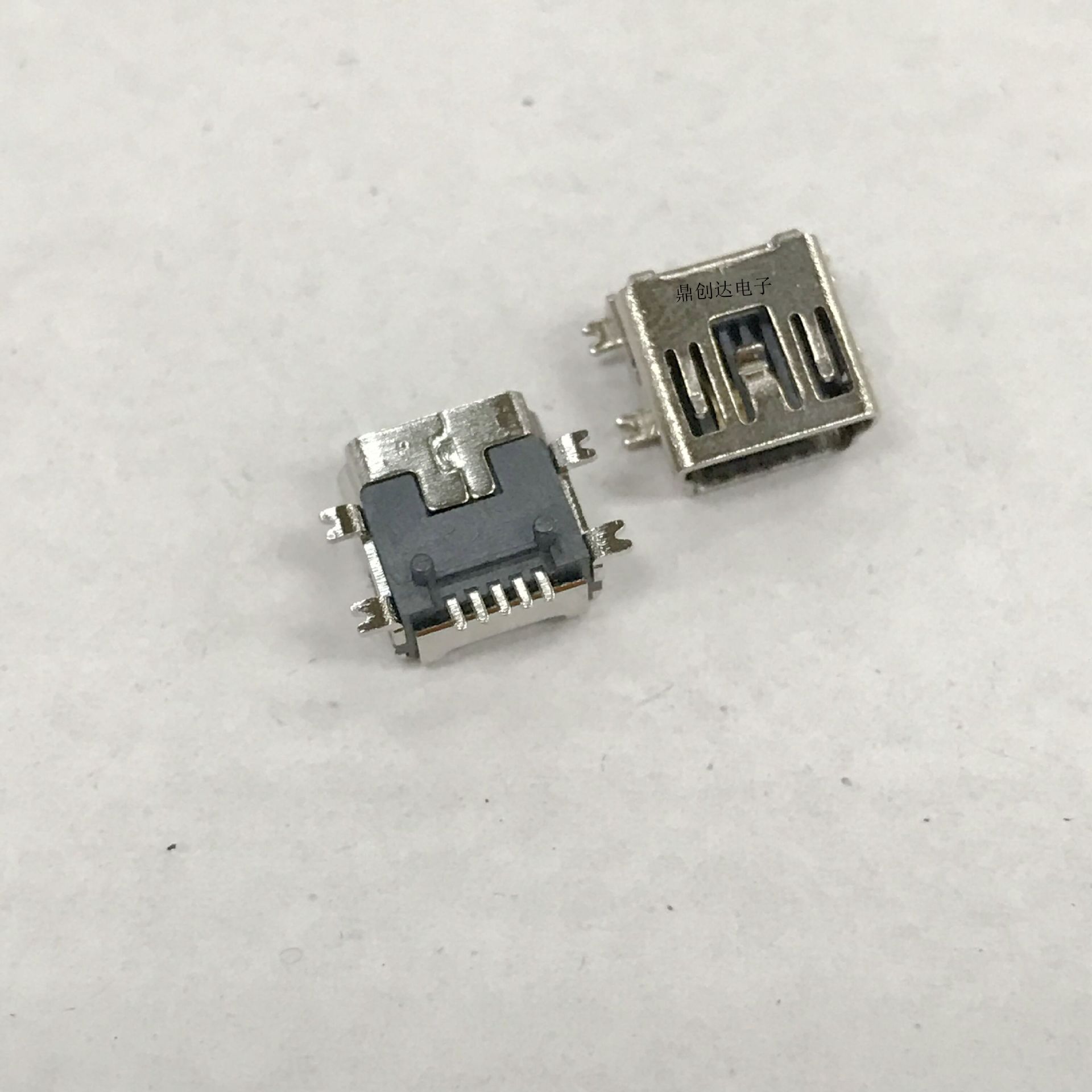 mini usb迷你5pin 全贴片短体 五脚 5针芯 usb母座 充电接口-阿里巴巴