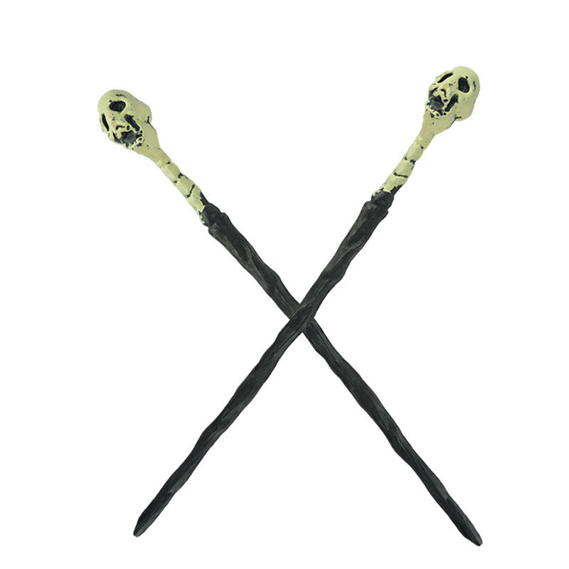 儿童节道具魔法杖魔法棒哈利波特魔杖塑料手持魔法棒鬼头骷髅权杖