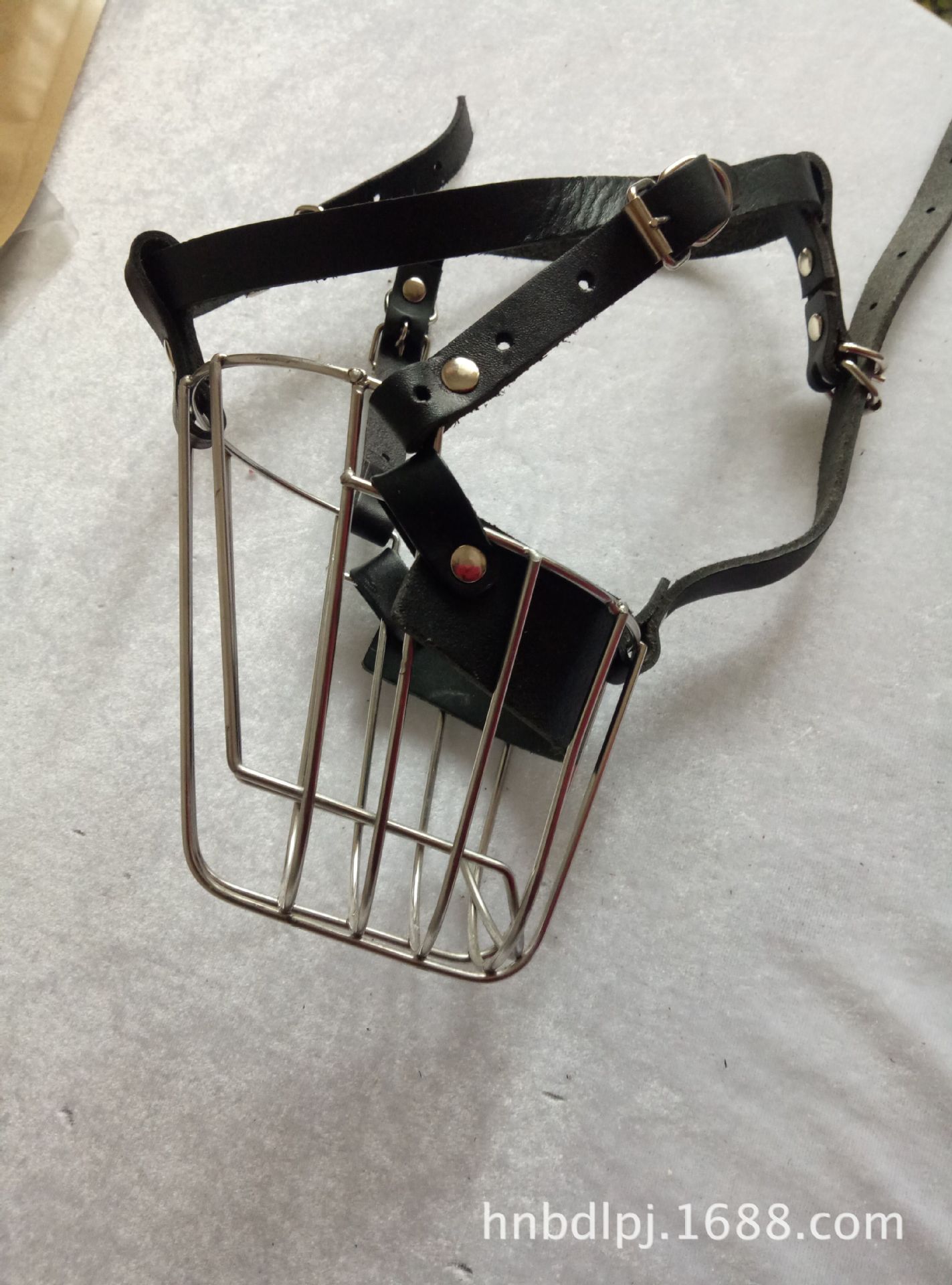 批发狗狗嘴套牛皮防咬防误食宠物狗嘴套狗止吠器口罩厂家直销