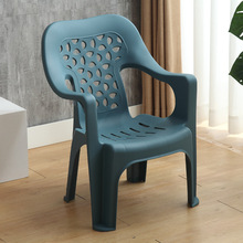 塑料椅塑料欧式扶手椅 烧烤大排档塑料椅子 塑料靠背椅厂家直销