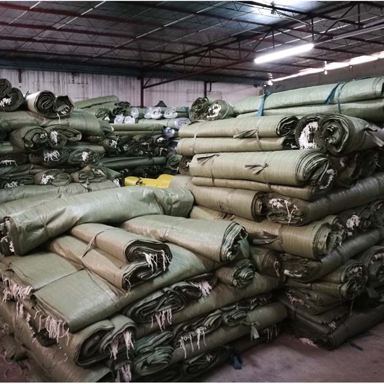 50cm宽灰色编织袋筒料现货批发价格 布料包装蛇皮袋半成品卷膜