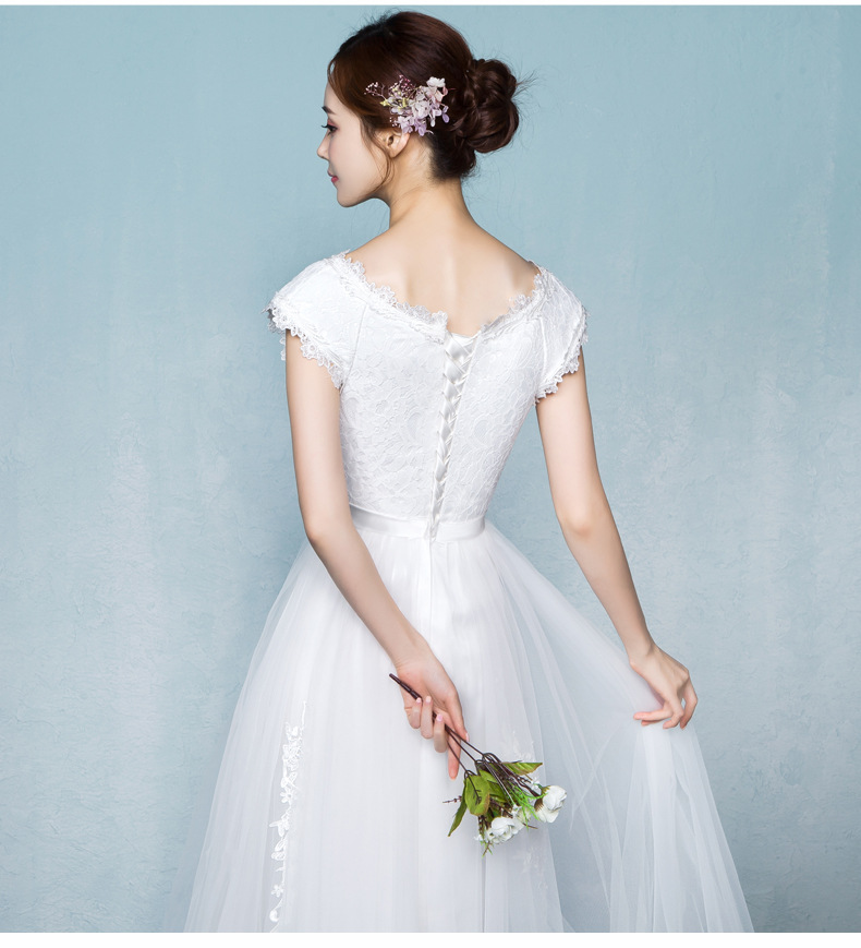 宴会晚礼服白色伴娘服中长款2022新款演出连衣裙伴娘团小姐妹裙女