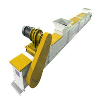 全新刮板输送机定制 水泥粉刮板机  水平倾斜木屑锯末刮板输送机
