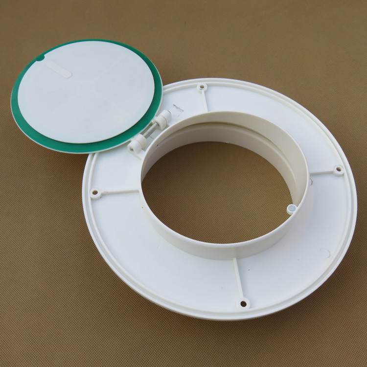 集成灶油烟机止逆阀厨房防味油烟机烟道止回阀装微磁烟道止回阀