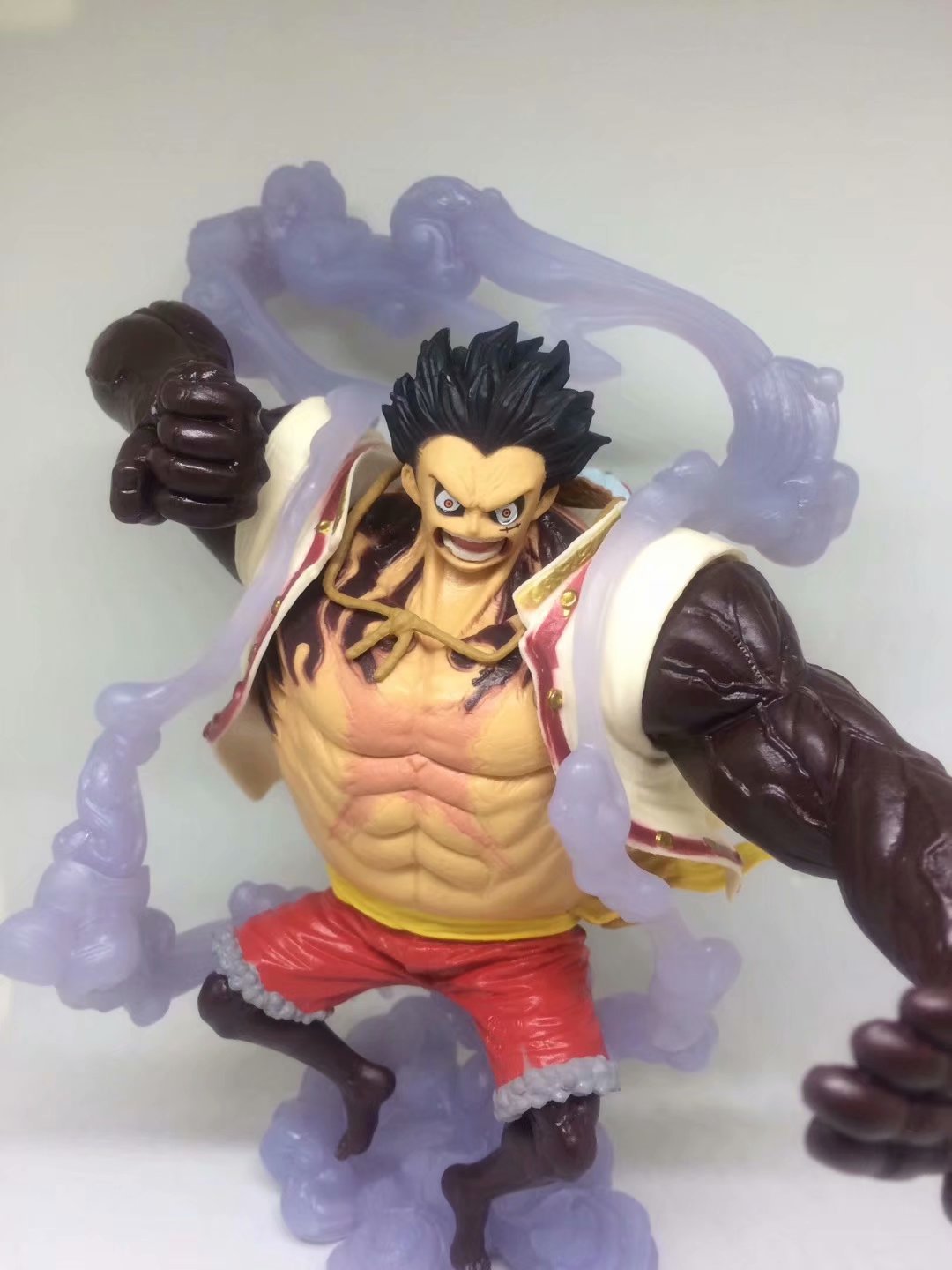 漫优动漫玩具模型 海贼 海航王 koa艺术 弹跳男 四档路飞手办