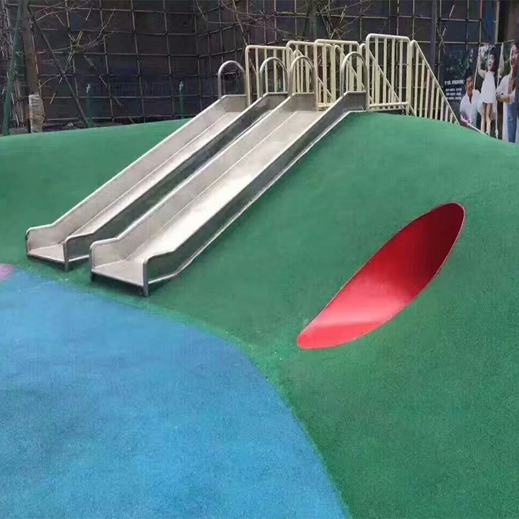 大型户外不锈钢滑梯商场组合滑滑梯非标定制儿童游乐设备厂家直销