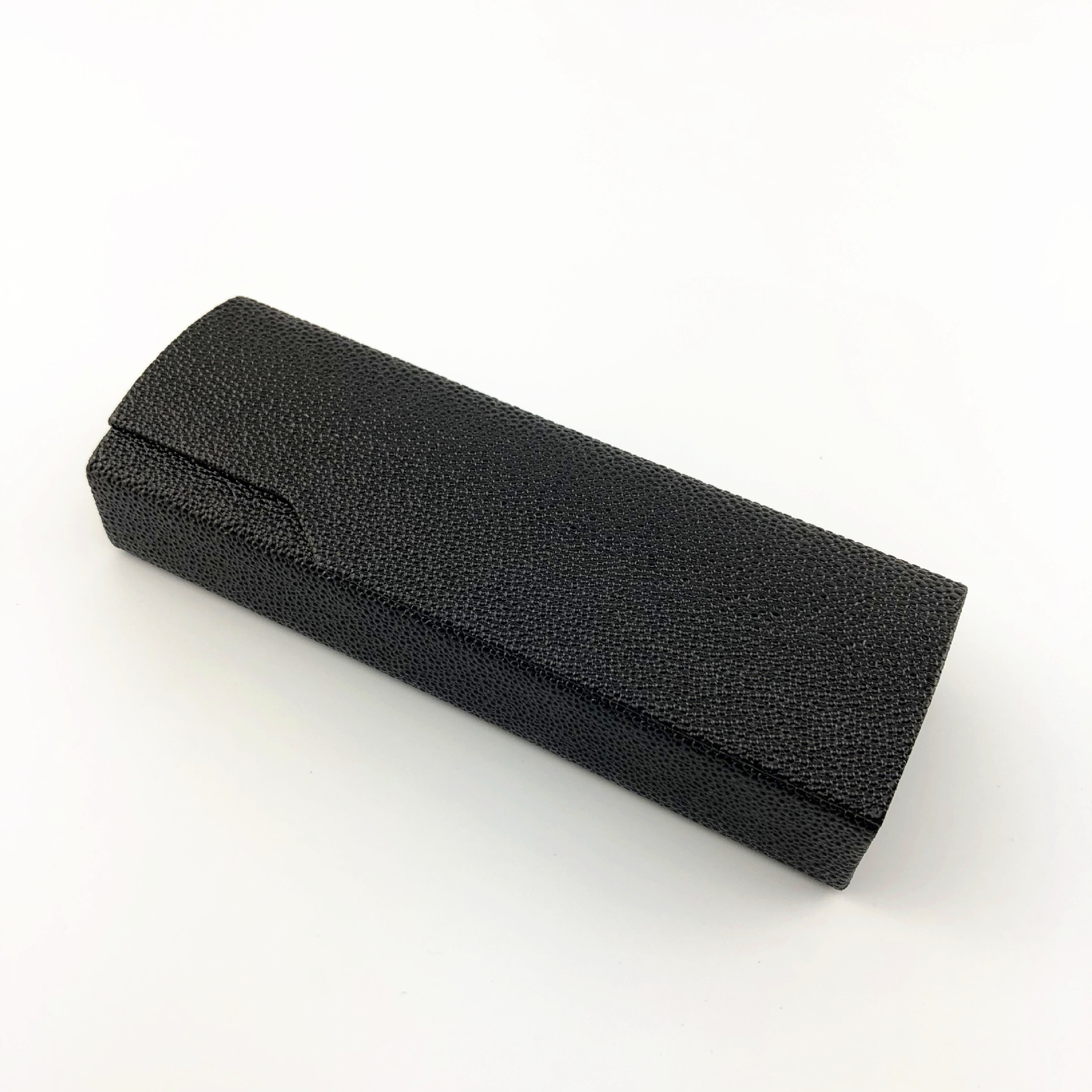 批发现货眼镜盒 高档手工方形木纹时尚创意缺口眼镜盒定做logo