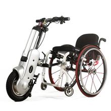 威之群Q1轮椅电动车头残疾人便携式锂电池手动轮椅电动驱动头